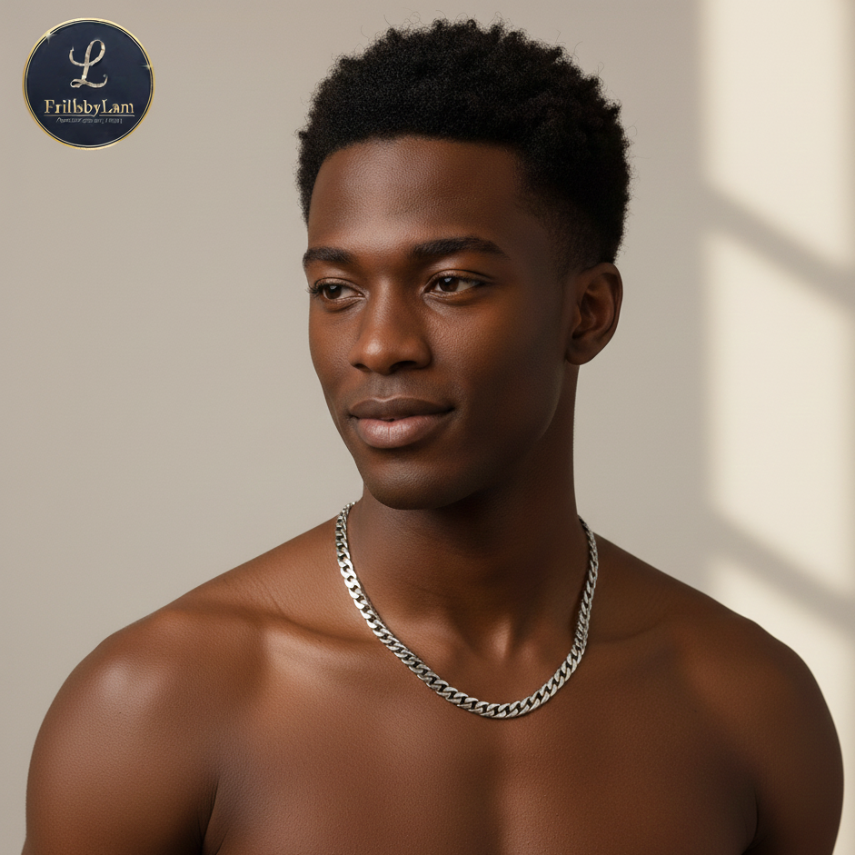 Men's 925 Sterling Silver Necklace - The 925 Bold Essential