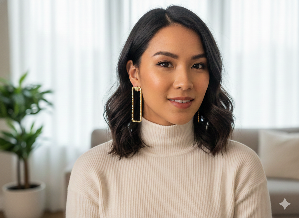 The Filigree Frame Hoops: 2.5-Inch Textured Rectangular Gold Earrings