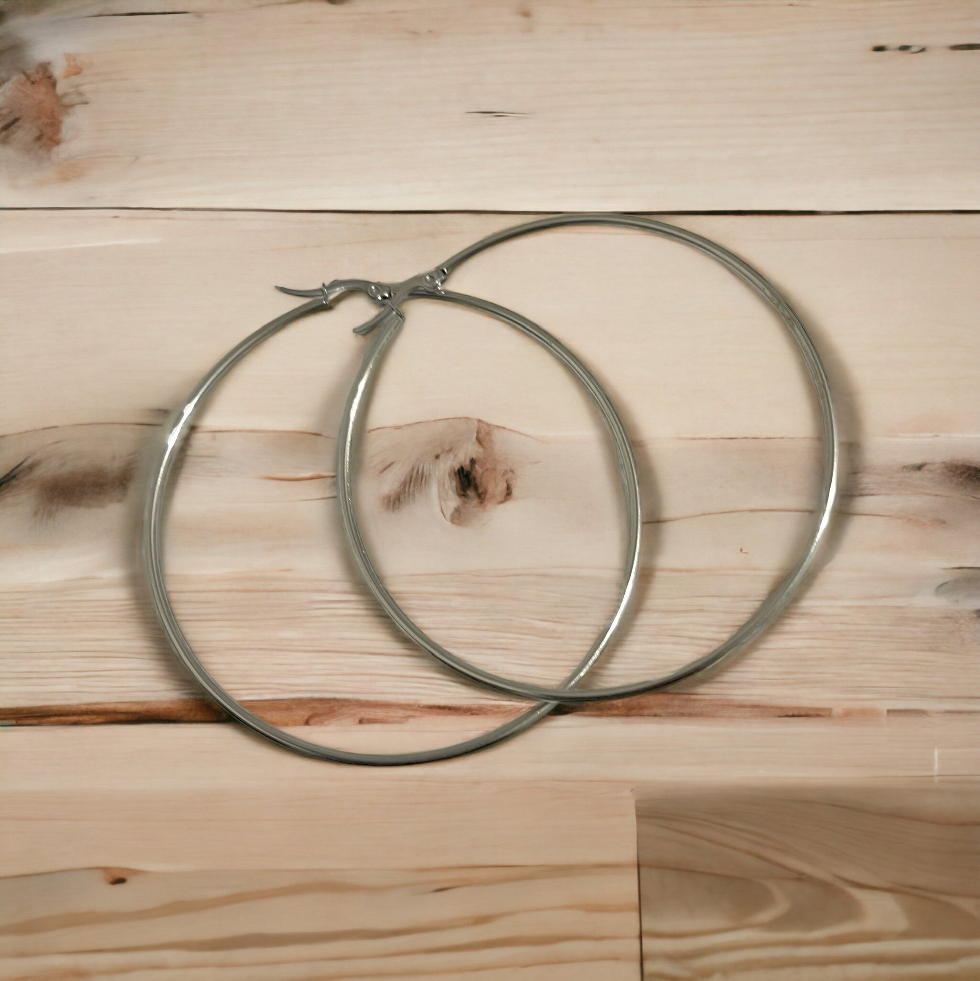 The Signature Hoops: Classic Large 3-Inch Sterling Silver Earrings